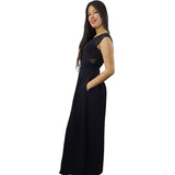 Entero Vero Moda Negro Style ESTELLE WIDE CATSUIT(VMC-BN-ET-2)