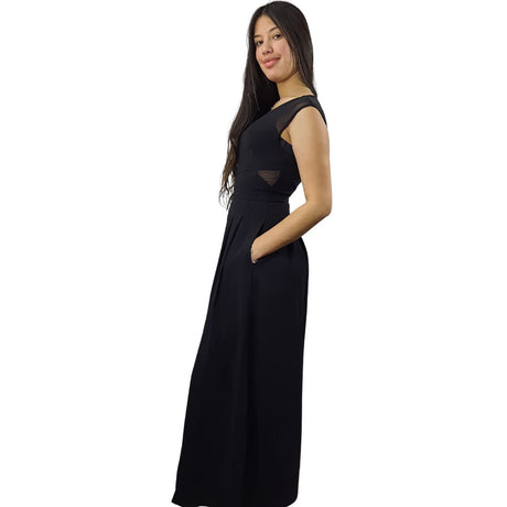 Entero Vero Moda Negro Style ESTELLE WIDE CATSUIT(VMC-BN-ET-2)