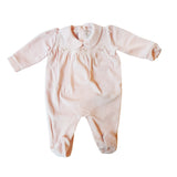 Enterito Babycottons Smock Plush Rosa