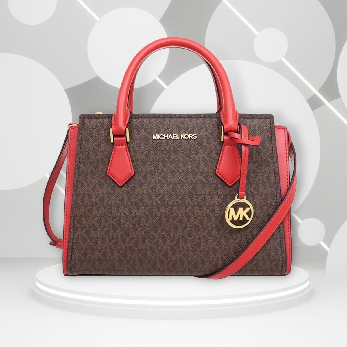 Cartera Michael Kors HOPE Messenger Flame MdColor FLAME