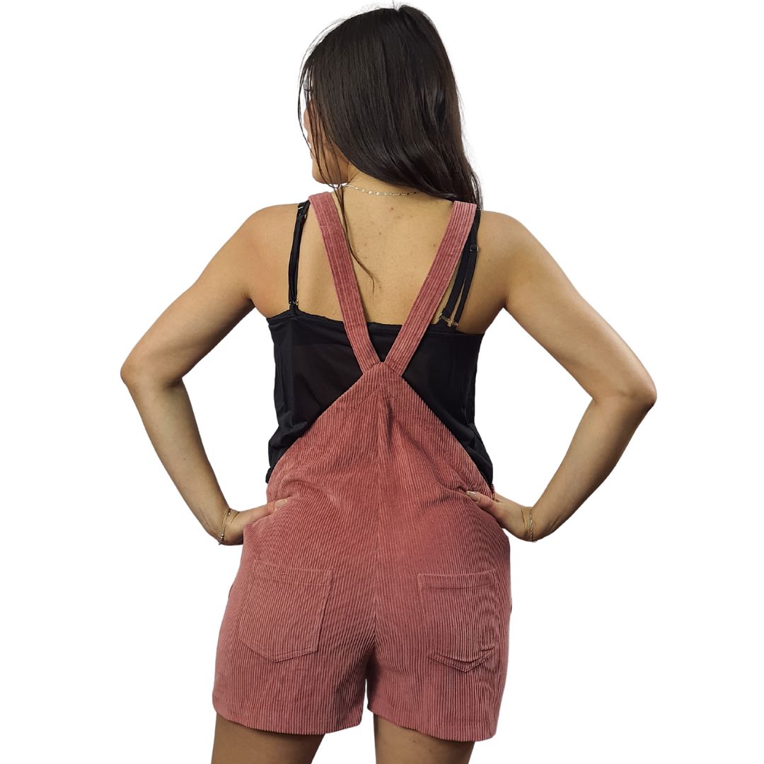 Jardinera Short Vero Moda Rosa vieja Style CORDEROY CATSUIT SHORTS(EL)