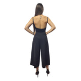 Pantalon Vero Moda Negro Style FREEDOM 7/8 WIDE PANTS(NC)
