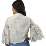 Blusa Vero Moda Blanco Style WEST 3/4 SHIRT(DR)