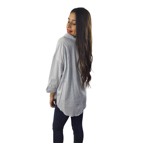 Blusa Vero Moda Azul  Style SURPRISE 3/4 SHIRT(TP)