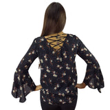 Blusa Vero Moda Negro Style PALASH TOP(NR)
