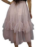 Falda Vero Moda Rosa Vieja Style ANNA JERSEY SKIRT(VMC-DR)