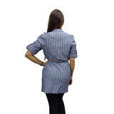 Tapado Vero Moda Azul Style VILLAGE KIMONO 3/4 BLAZER(PM-EC-2)