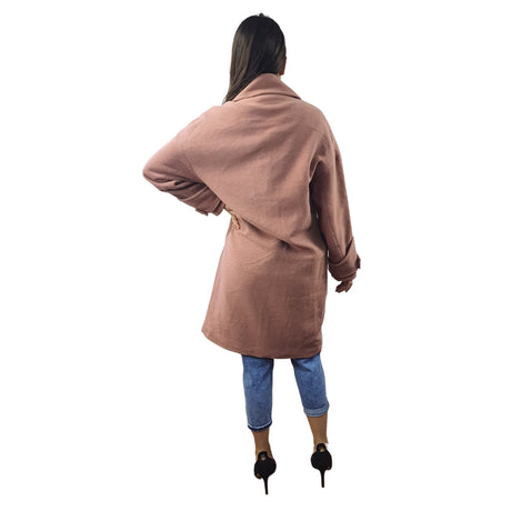 Blazer Vero Moda Rosa Vieja Style ROSE SOLID L/S WOOL COAT(LL)