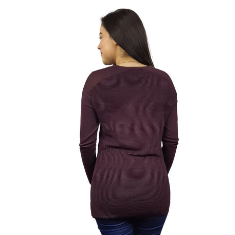 Blusa Vero Moda Morado Oscuro Style SAMANTHA L/S KNIT(MM)