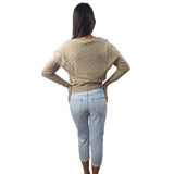 Sweater Vero Moda Beige Style DOTS L/S KNIT SET(MW-EC-2)