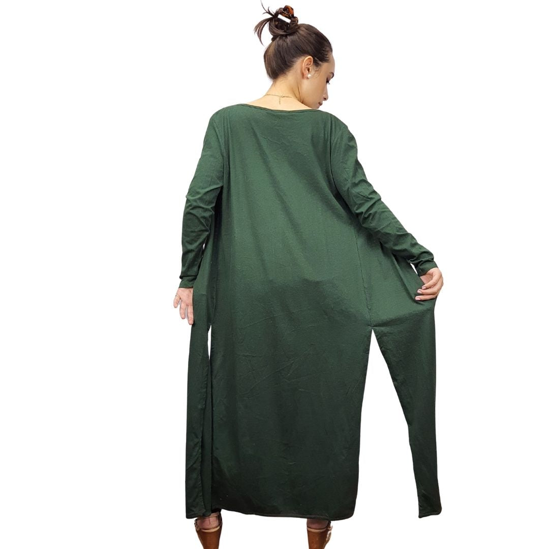 Tapado  Vero moda Verde Style GRACE SOLID L/S LONG CARDIGAN(PM-EC-2)