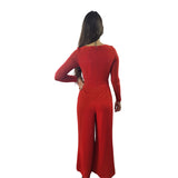 Entero Vero Moda Rojo Style AIMEE FLARE CATSUIT(BN-ET-3)