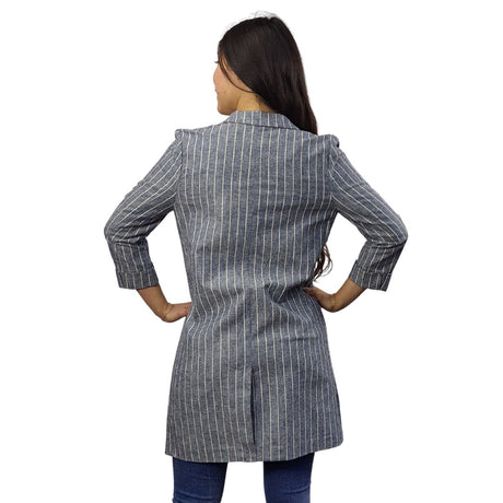 Blazer Vero Moda Azul Style OCEANUS STRIPE DENIM BLAZER(MM)