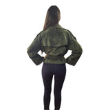 Chaqueta Vero Moda Verde Style BIENNIAL PS LEATHER JACKET(DR)