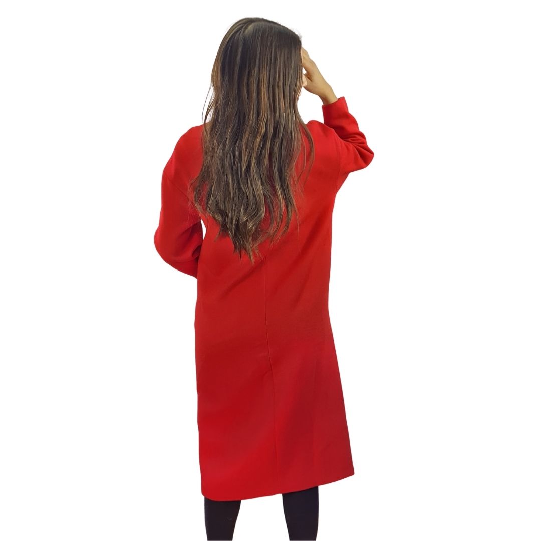 Blazer  Vero Moda Rojo Style ESTELLE L/S WOOL COAT(NL)