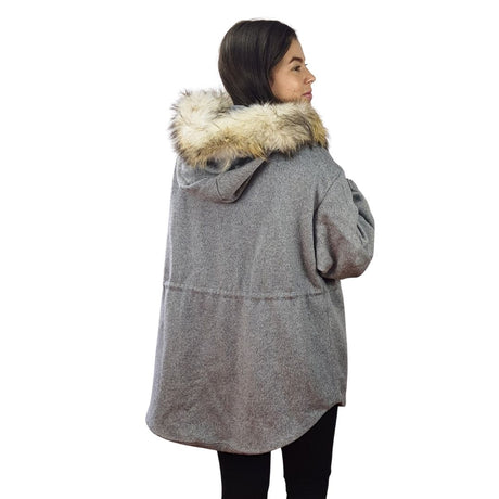 Chaqueta Vero moda Gris Style VODKA L/S WOOL COAT(LL)