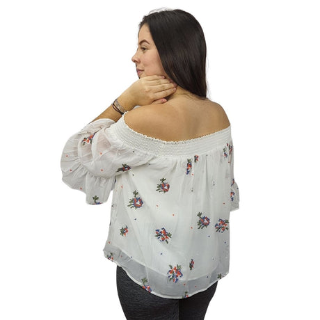 Blusa  Vero Moda Blanco  Style CROSS 1/2 TOP(NN)