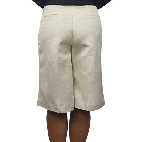 Short Vero Moda Beige Style KAREN 1/2 STRAIGHT PANTS(VMC-NE-EC-2)