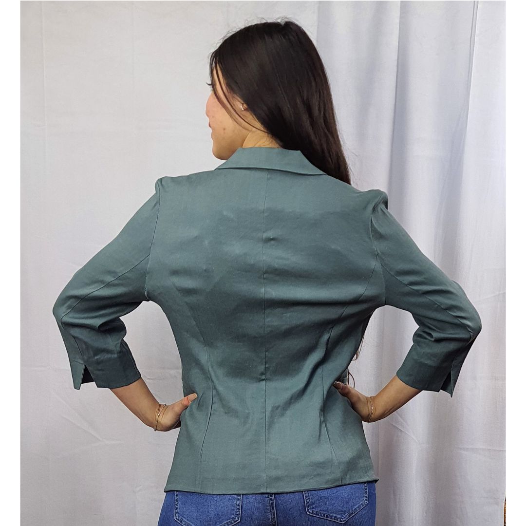 Blazer Vero Moda Verde Style CHRISTINA 3/4 BLAZER(TP)