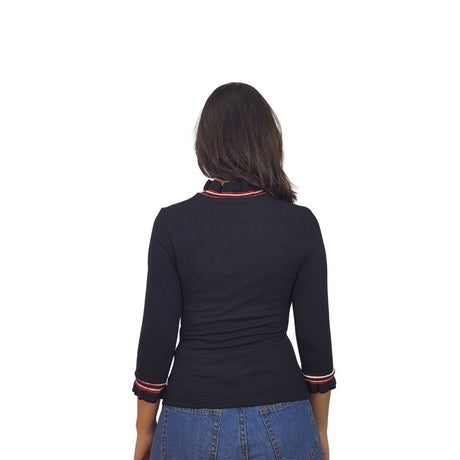 Blusa Vero Moda Negro Style DREAM 3/4 TOP(DR)