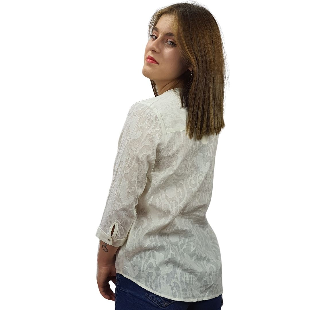 Blusa Rapsodia Sky Ratier Blanco