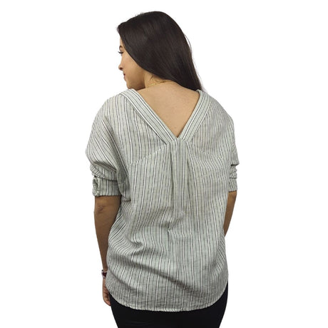 Camisa Vero Moda Verde Style MAY 3/4 SHIRT(TP)