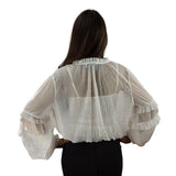 Blusa Vero Moda Blanca Style BACON L/S TOP SET(VMC-PF)