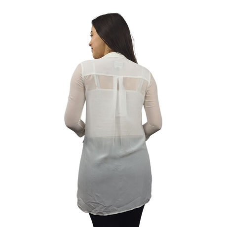 Blazer Vero Moda Blanco  Style DELI 3/4 BLAZER(MP)