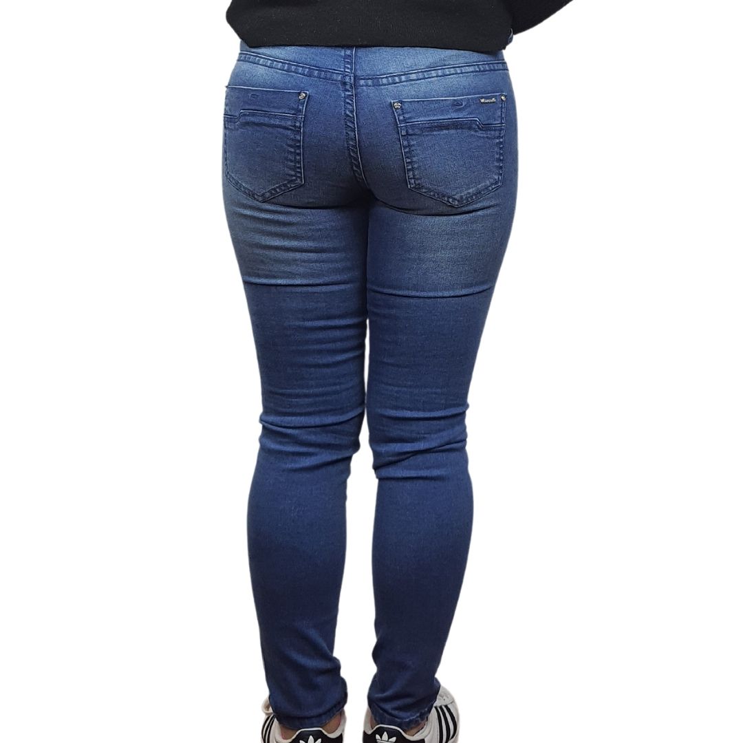 Jeans Vero Moda Azul Claro Style SPOIL SLIM JEANS(MW-CT-2)