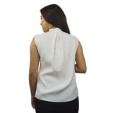 Blusa Vero Moda Blanco Style TIE S/L SHIRT(VMC-NN)