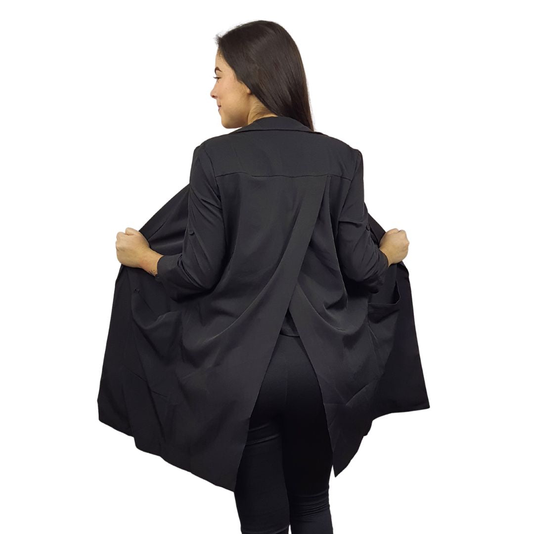 Blazer Vero Moda Negro Style HELENE 3/4 BLAZER(VMC-TP)