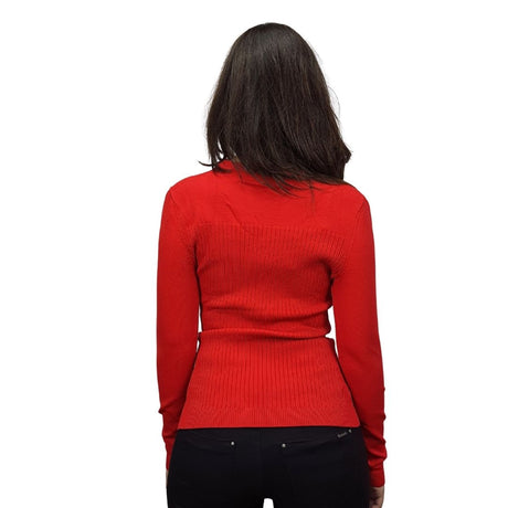 Sweater Vero Moda Rojo  Style YOJIM L/S KNIT(UM)