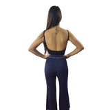 Pantalon Vero Moda Azul Style PAJAMA 7/8 PANTS(VMC-SD)