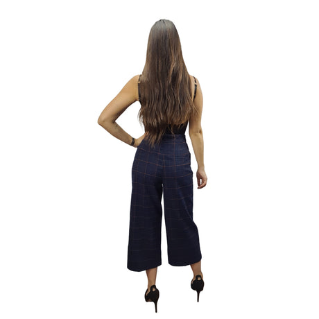 Pantalon Vero Moda Azul Oscuro Style YIKI FELICIA 7/8 STRAIGHT PANTS(NC)