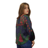 Blusa Rapsodia Kulum Zhou Sari Negro