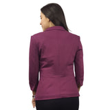 Blazer Vero Moda Morado Style RETAIL ASHLEY SOLID 3/4  BLAZER(VMC-BN)