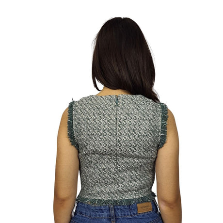 Top  Vero Moda Verde Style HUGO S/L TOP(SD)