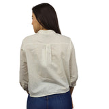Blusa Vero Moda Beige Style LAYZ ALEX 3/4 SHIRT(MW-CT-3)