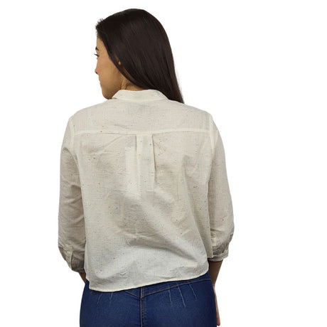 Blusa Vero Moda Beige Style LAYZ ALEX 3/4 SHIRT(MW-CT-3)