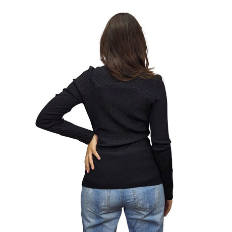 Sweater Vero Moda Negro  Style KARINA L/S KNIT(VMC-UM)