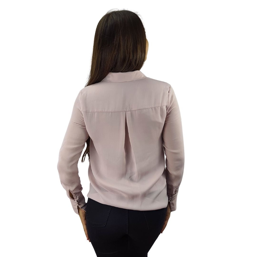 Blusa Vero Moda Rosa Style DREAM L/S TOP(VMC-PF)