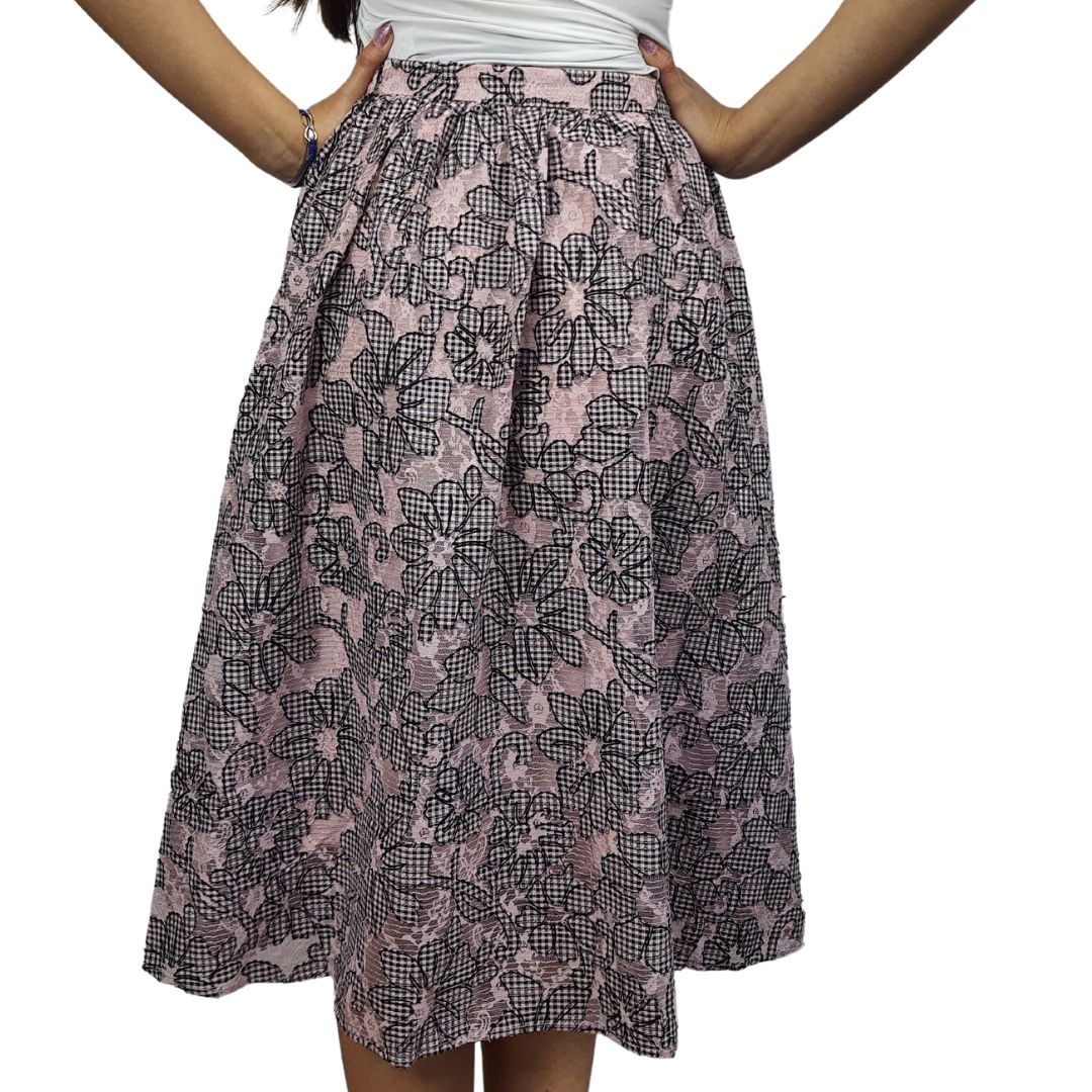 Falda Vero Moda Rosado  Style RICHARD SKIRT(VMC-NN)