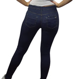 Jeans Vero Moda Azul Oscuro Style TONE MID WAIST X-SLIM JEANS(BN)