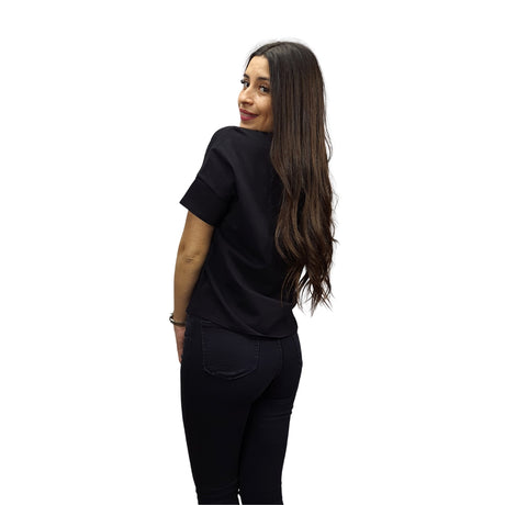 Polera Vero Moda Negro Style BAMBI S/S TOP(SD)