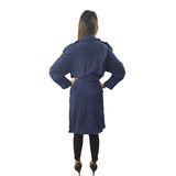 Blazer Vero Moda Azul Oscuro Style MAXINE 3/4 GS LEATHER COAT(NC)