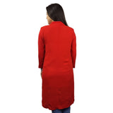 Blazer Vero Moda Rojo Style CARNATION 3/4 BLAZER(VMC-PM-ET-3)