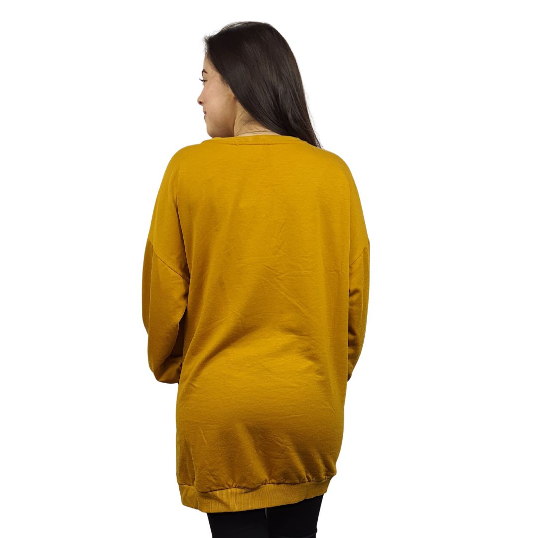 Sweater Vero Moda Mostaza Style MINI L/S SWEAT(HOMEWEAR)