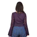 Blusa Vero moda Morado Style KAMA L/S TOP(BT)