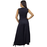 Entero Vero Moda Negro Style JANE WIDE CATSUIT(VMC-MW)