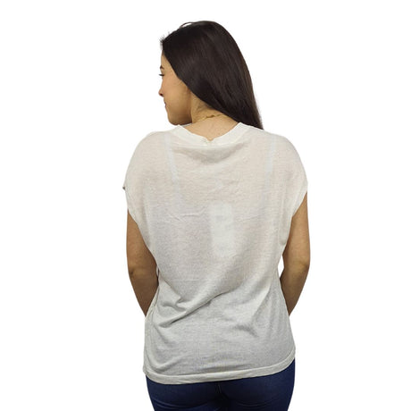 Blusa Vero Moda Blanco Style DAN S/S KNIT(VMC-TP)
